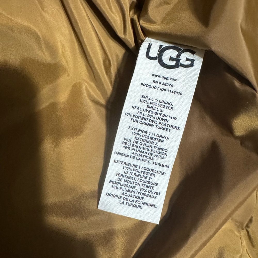 UGG shearling leather jacket - Picture 9 of 16